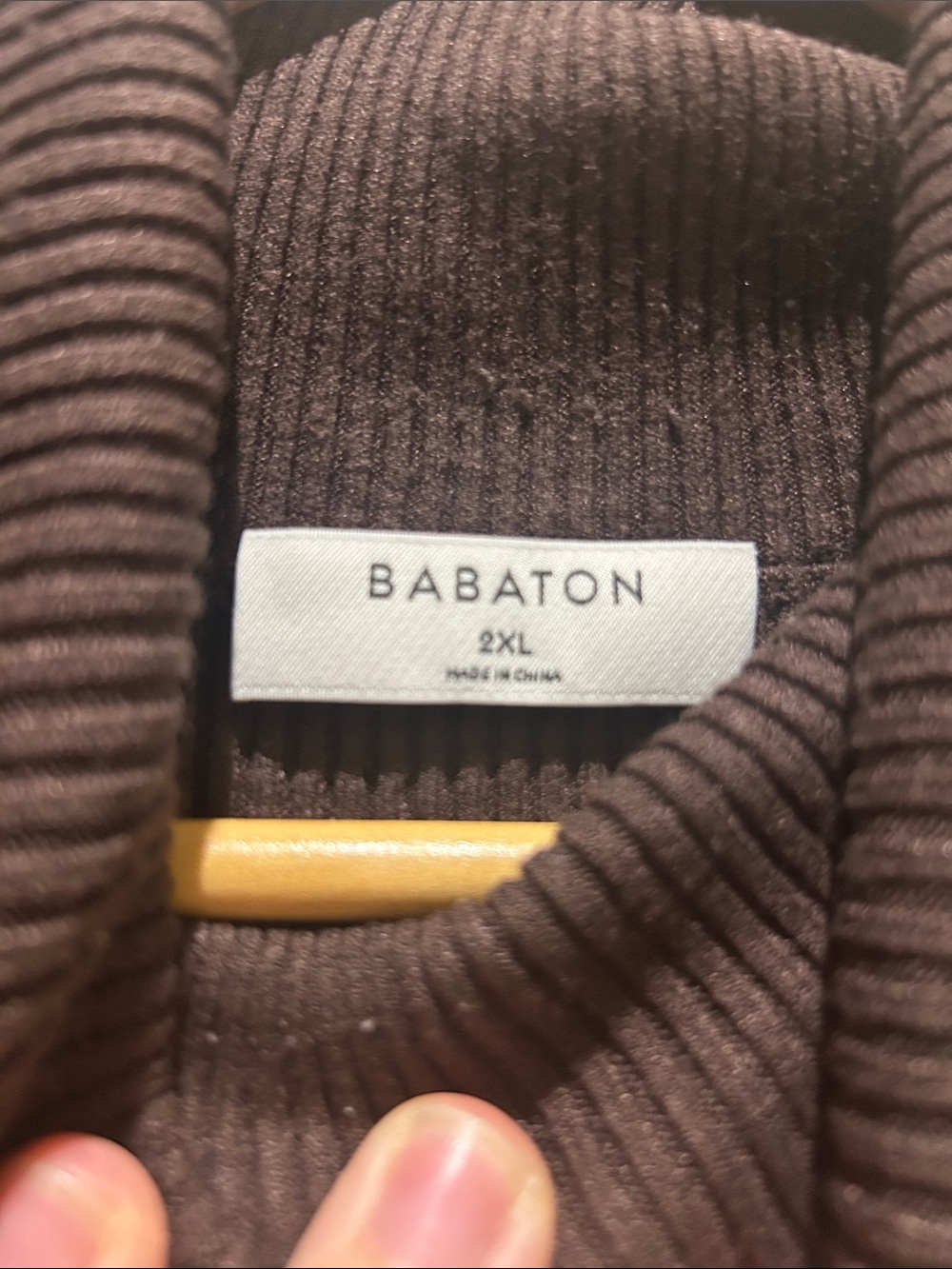 BABATON Brown Turtleneck Sweater - Picture 2 of 2
